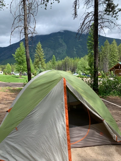 Camp at Glacier National Park